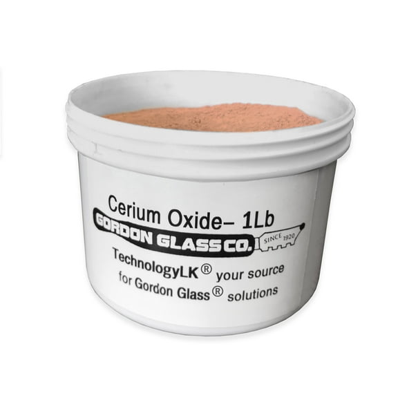Cerium Oxide High Grade Glass Polishing Compound - 1 Lb (Pack of 1)