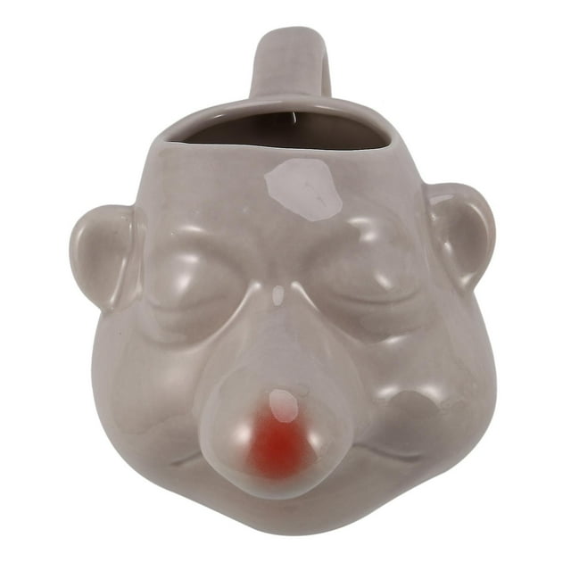 Cermic Big Nose Egg Divider Cartoon Egg Yolk Separators Handle Filter