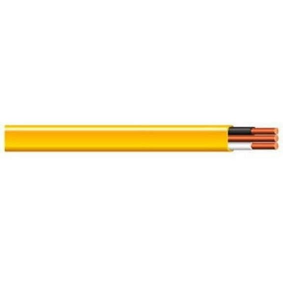 Cerro Flow 12/2 NM-B Solid With Ground Wire 147-1602A3 - Copper, Durable - 15', Yellow