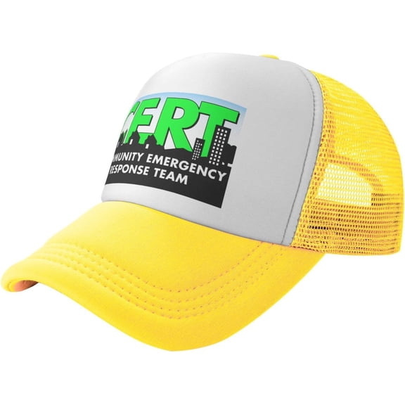 Cert Community Emergency Response Team Casual Baseball Cap Mesh Sports Cap