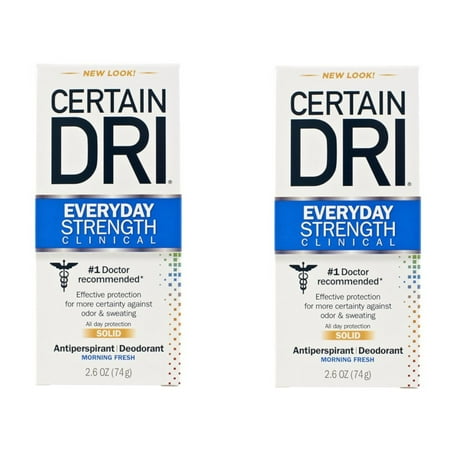 Certain Dri AM Solid 2pk - Net Wt 2.6 oz each