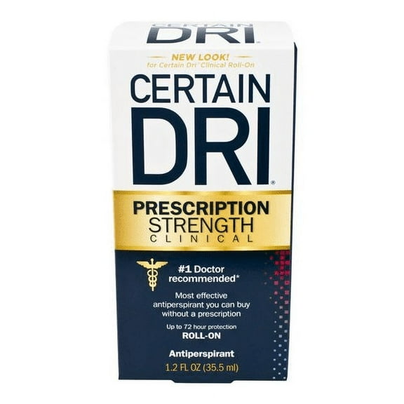 Certain Dri Effective Antiperspirant Roll-On Female Fragrance-Free, 1.2 oz