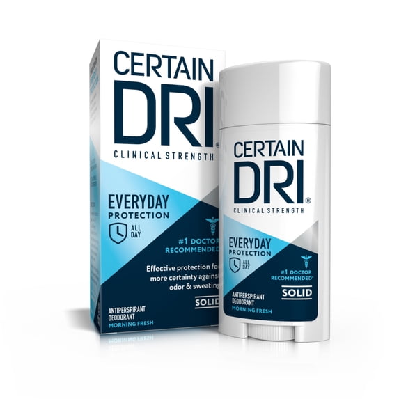 Certain Dri Clinical Strength Everyday Protection Antiperspirant Deodorant Solid Morning Fresh 2.6 oz