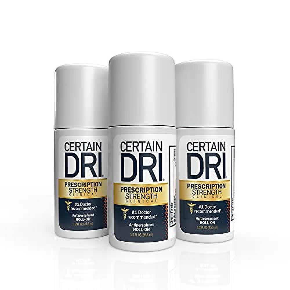 Certain Dri Prescription Strength Clinical Antiperspirant RollOn