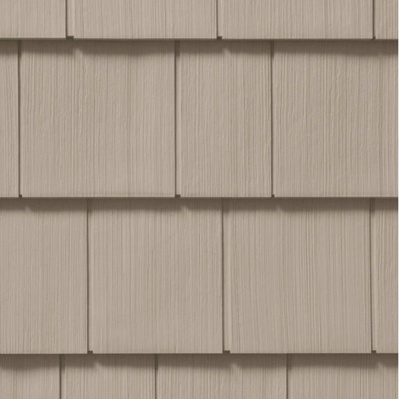 CertainTeed Cedar Impressions Double 7 Inch Straight Edge Perfection Shingles Siding (1/2 Square)