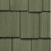 CertainTeed Cedar Impressions Double 9 Inch Staggered Rough Split Shakes Siding (1/2 Square)