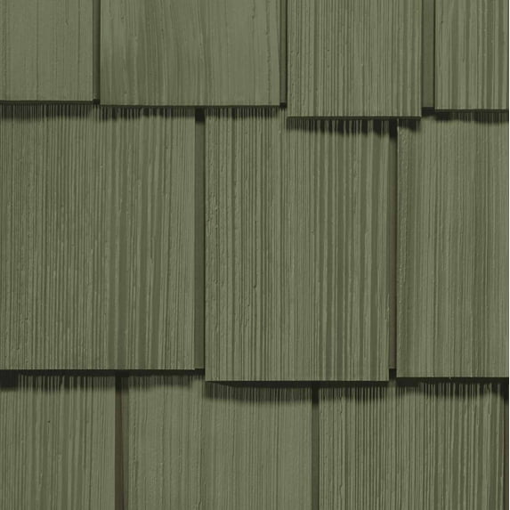 CertainTeed Cedar Impressions Double 9 Inch Staggered Rough Split Shakes Siding (1/2 Square)