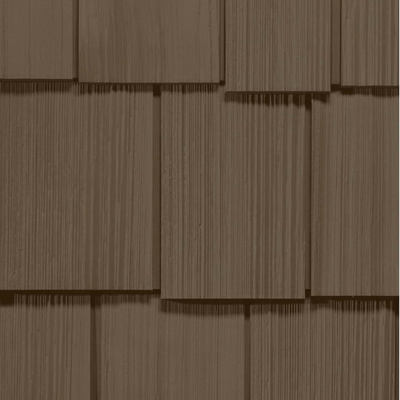 CertainTeed Cedar Impressions Double 9 Inch Staggered Rough Split Shakes Siding (1/2 Square)