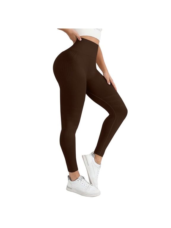 Hot Sales Under $20 High Waisted Workout Leggings for Women High Waisted Leggings for Women Tummy Control Soft Opaque Printed Yoga Pants Full Length Capri Workout
