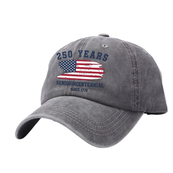 Certgust Hot Sales 250 Anniversary Usa Hat Baseball Cap Casual Independence Day Graphic Print Cowboy Hat Style Womens Baseball Caps