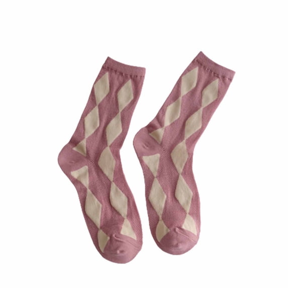 Certgust Hot Sales Ankle Socks for Women Under $5 Socks for Women Womens Socks Mid Calf Socks Summer Socks Thin Socks Breathable Socks Candy Color Socks Color Block Socks Slouch Socks Casual Socks