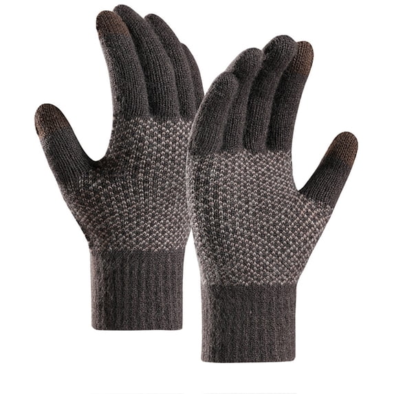 Certgust Hot Sales Under $1 Arm Sleeves Touch Screen Texting Warm Running Gloves Thermal Soft Knit Lining, Elastic Cuff