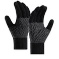 thumbnail image 1 of Certgust Hot Sales Under $2 Arm Sleeves Touch Screen Texting Warm Running Gloves Thermal Soft Knit Lining, Elastic Cuff, 1 of 7