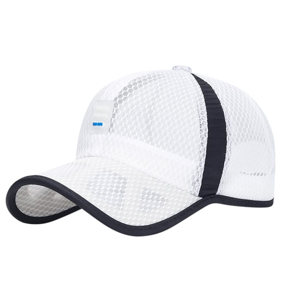 Certgust Summer Sales Under $1 Baseball Cap Women Breathable Mesh Baseball Cap Summer Sun Hat for Men Women Quick Dry Adjustable