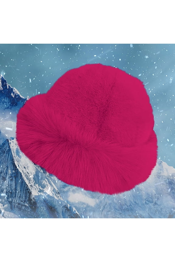 Beanies Women Under $5 Winter Hat Thickened Lined Water Proof Beanie for Autumn Winter Knit Hats for Women Hot Pink