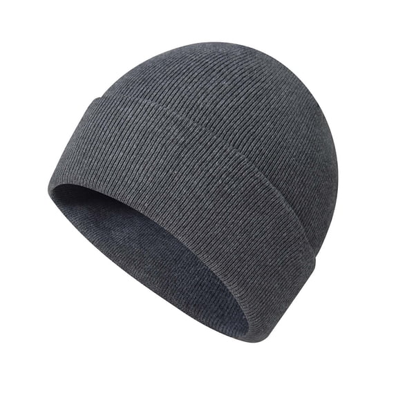 Certgust Black Beanie Under $5 Winter Hats for Women and Men Fashionable Warm Knitted Small Casual Beanie Hat Gray1