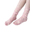 thumbnail image 1 of Certgust Bombas Socks for Women Under $5 Socks for Women Womens Socks Floral Print Socks Slouch Socks Spring Summer Breathable Trendy Casual Socks Simple Pack Nude Socks, 1 of 4