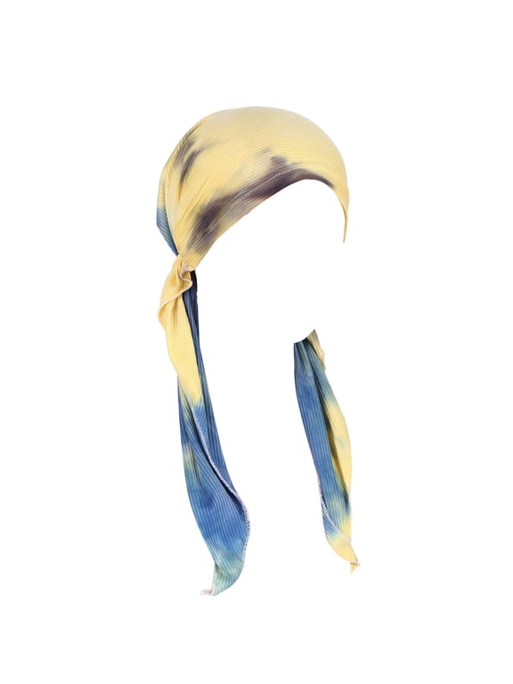 Chemo Headwear for Women Chemo Headwear for Women Casual Floral Printed Turban Cap Slouchy Beanie Head Wraps for Women Blue