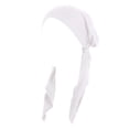 thumbnail image 1 of Certgust Hot Sales Chemo Headwear for Women Chemo Headwear for Women Casual Floral Printed Turban Cap Slouchy Beanie Head Wraps for Women White, 1 of 3