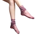 thumbnail image 1 of Certgust Cotton Socks Under $10 Socks for Women Womens Socks Shiny Socks Silver Thread Socks Pearlescent Socks Mesh Socks Velvet Socks Glitter Socks Fashion Socks Dress Socks, 1 of 8