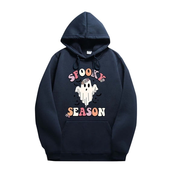 Certgust Essential Hoodie Under $10 Womens Cute Print Casual Long Sleeve Neck Sweatshirt for Fall Winter Comfortable Layered Outfits