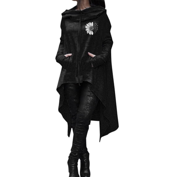 Certgust Essential Hoodie Womens Cat Ear Oversized Sweatshirt Pullover Loose Fit Long Sleeve Ear Hoodie with Pockets for Cute Harajuku Streetwear Style