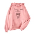 thumbnail image 1 of Certgust Essential Hoodie Womens Long Sleeve Gradient Line Print Hooded Fashion Sweater with Trendy Ombre Design for Modern Streetwear Style, 1 of 8