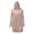 thumbnail image 1 of Certgust Essential Hoodie Womens Loose Hoodie Long Hooded Tops Ladies Sweatshirt Sweater Asymmetric Blouse with Relaxed Fit for Trendy Everyday Casual Wear, 1 of 7