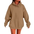 thumbnail image 1 of Certgust Essentials Hoodie Womens Oversized Fleece Hooded Pullover Sweatshirt with Cute Design for Fashion Winter Casual Wear, 1 of 5