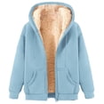 thumbnail image 1 of Certgust Essentials Hoodie Womens Oversized Hoodie Zip Up Long Sleeve Sweatshirt Casual Fall Jacket with Pockets, 1 of 3