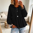 thumbnail image 1 of Certgust Fall Outfits Under $10 Hot Sales Womens Peplum Hoodie Sweatshirt Long Sleeve Casual Pullover Top Cozy Fall Winter Fashion, 1 of 4