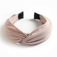 thumbnail image 1 of Certgust Hot Sales Fascinators Hats for Women Wide Headbands for Women Pure Color Bow Tie Velvet Headwrap Hair Band Headbands Pink, 1 of 2