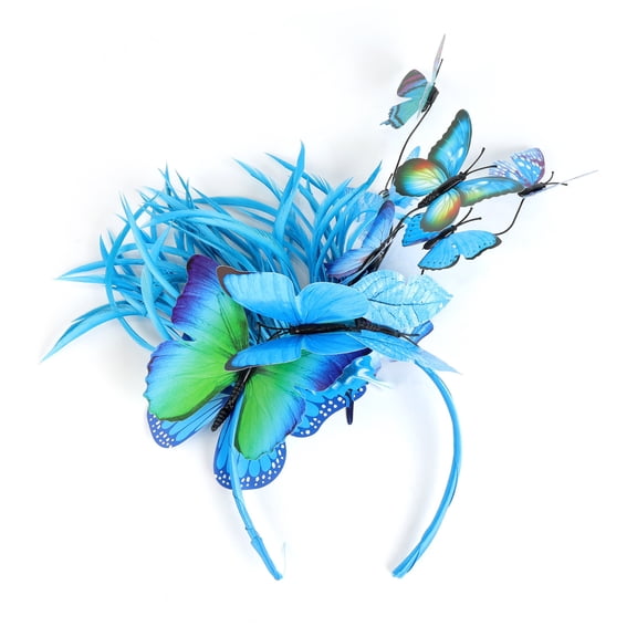 Certgust Headscarf Under$10 Fascinators Hat Women Tea Party Headband Flower Cocktail Mesh Hair Clip Kentucky Derby Hat Wedding