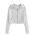 thumbnail image 1 of Certgust Hoodies for Men Womens Zip Up Hoodie Oversized Sweatshirt Long Sleeve Casual Fall Jackets with Pockets Drawstring Hoodie Sweatshirt for Layered Casual Outfits, 1 of 8