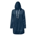 thumbnail image 1 of Certgust Hoodies for Women Loose Hoodie Long Hooded Tops Ladies Sweatshirt Sweater Asymmetric Blouse with Relaxed Fit for Trendy Everyday Casual Wear, 1 of 7
