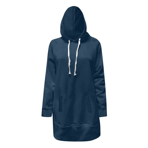 Certgust Hoodies for Women Loose Hoodie Long Hooded Tops Ladies Sweatshirt Sweater Asymmetric Blouse with Relaxed Fit for Trendy Everyday Casual Wear
