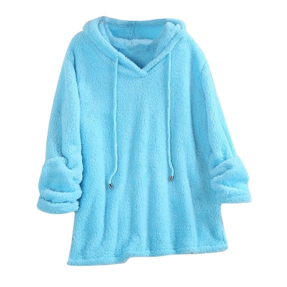 Certgust Hoodies Womens Cute Cat Ear Pullover Loose Fit Long Sleeve Ear Sweatshirt with Pockets for Trendy Harajuku Streetwear Style