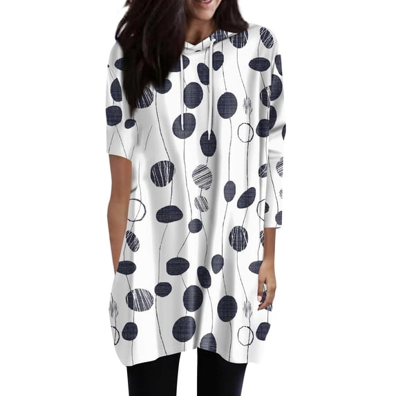 Certgust Hoodies Womens Oversized Hoodie Dress Long Sleeve Sweatshirt with Pocket for Trendy Streetwear and Cozy Lounge Wear