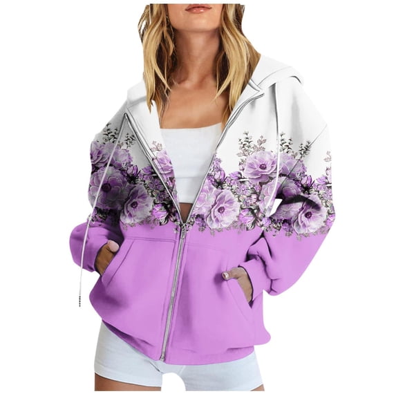Certgust Hoodies for Men Womens Oversized Hoodie Zip Up Long Sleeve Sweatshirt Casual Fall Jacket Top with Pockets