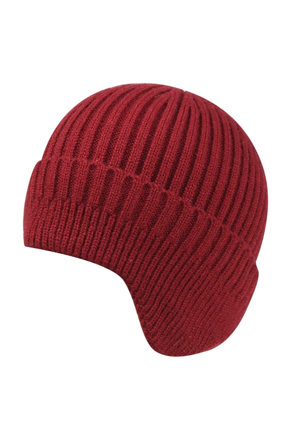 Mens Bucket Hat Under $10 Extreme Cold Winter Hat with Ear Flaps Heavy Warm Beanie for Men Women Snow Cap