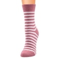 thumbnail image 1 of Certgust No Show Socks Womens Under $10 Crew Socks Warm Socks Cozy Socks for Women Classic Striped Coral Fleece Sleep Socks Thermal, 1 of 3