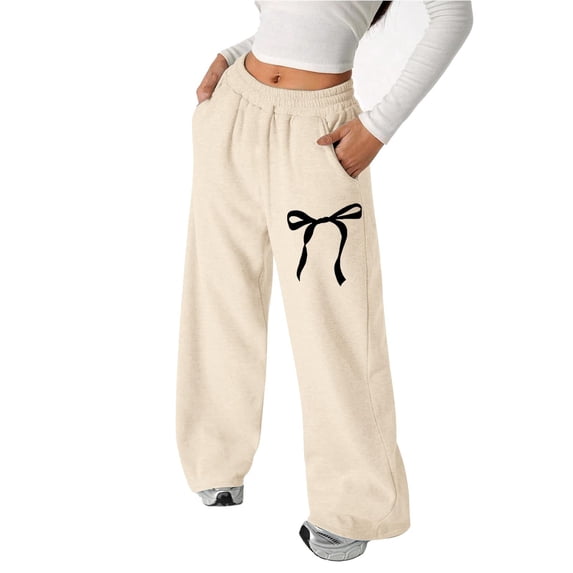 Certgust Hot Sales Petite Wide Leg Pants for Women Under $25 Palazzo Pants for Women Dressy Wide Leg High Waisted Flowy Drawstring Elastic Waist Trousers with Pockets