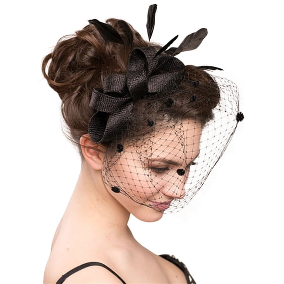 Certgust Pink Fascinator Tea Party Hats for Women Fascinators Bow Top Hat for Cocktail Ball Wedding Church Fascinator for Women