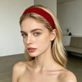 thumbnail image 1 of Certgust Pink Fascinators for Women Wide Headbands for Women 6 Pack Elastic Stretchy Sweatbands Soft Sports Thin Headband Fashion Headbands for Women, 1 of 5