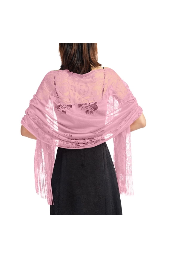 Shawl Wraps for Women Lace Shawl – Elegant Bridal Wrap for Wedding, Bridesmaid, Evening Gown, Qipao, Party