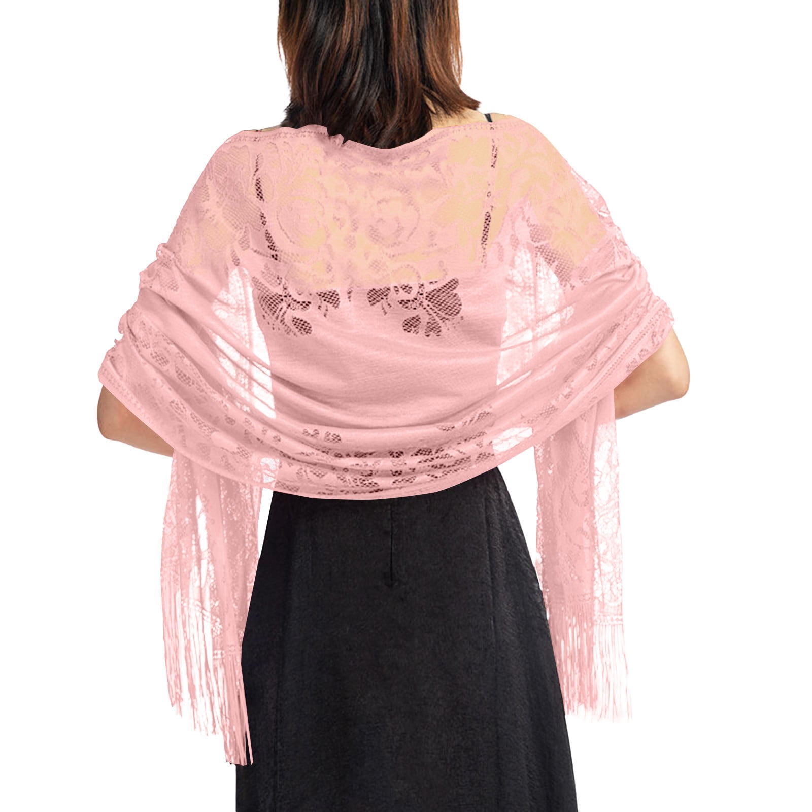 Certgust Shawl Wraps for Women Lace Shawl – Elegant Bridal Wrap for