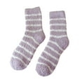 thumbnail image 1 of Certgust Socks for Women Under $10 Socks for Women Womens Socks Fall Socks Winter Socks Striped Socks Plush Socks Warm Socks Home Socks Carpet Socks Floor Socks Sleep Socks, 1 of 2