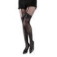thumbnail image 1 of Certgust Stockings Under $10 Stay Up Thigh High Stockings for Women Silicone Lace Top Extra Long Hold Up Nylon Boot Socks, 1 of 4