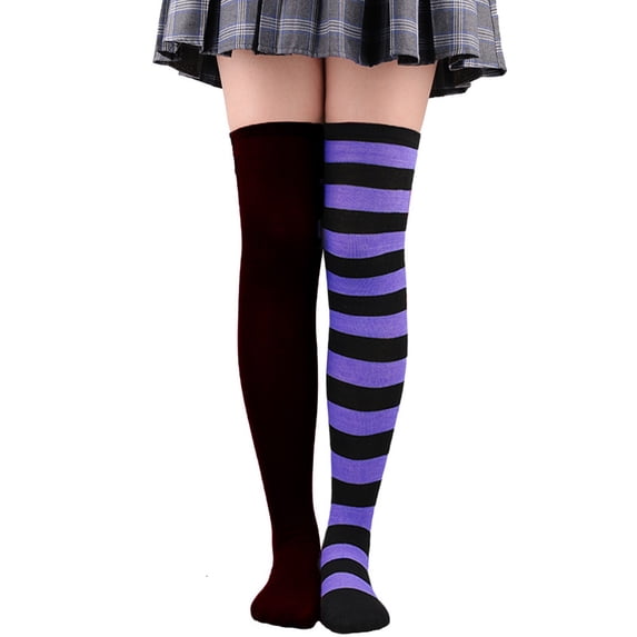 Certgust Stockings Under $10 Thick Warm Thigh High Socks for Women Extra Long Chunky Knit Tall Boot Stockings Leg Warmers