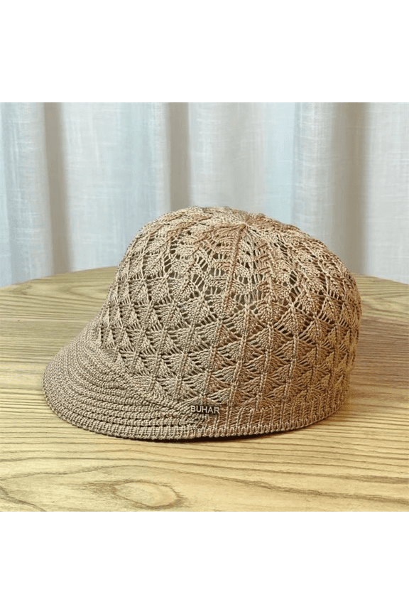 Sun Hats for Women Under $5 Sun Hat for Women Baseball Brim Hollow Out Beret Newsboy Flat Cap Summer Autumn Hat Sun Hats for Women Black Bucket Hat Khaki